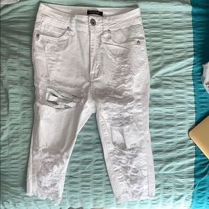 Fashion Nova ripped jean shorts